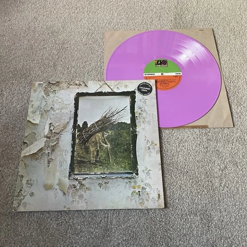 Led Zeppelin – Untitled / IV / 4 Vinyl Record EARLY UK Pressing LILAC 1978