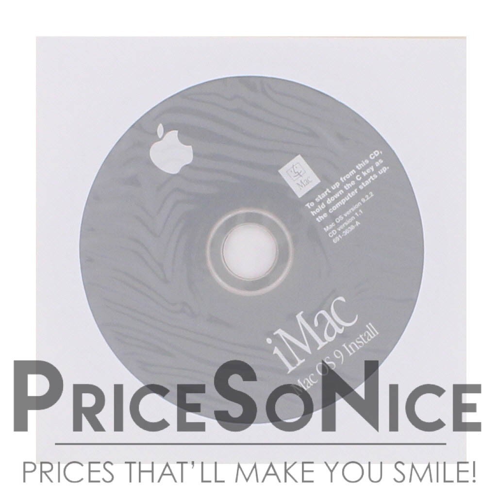 Apple iMac Mac OS 9.2.2 Install Disc – Original Software CD for