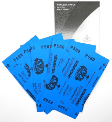 Sanding Sheets Sand Paper Half Sheets Matador Wet/Dry S/C Grit 500 5pcs Germany