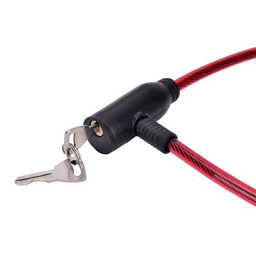 Cycling 8x640mm Cable Anti-Theft Bike Bicycle Scooter Safety Lock With 2 Key ❤X - Picture 3 of 8