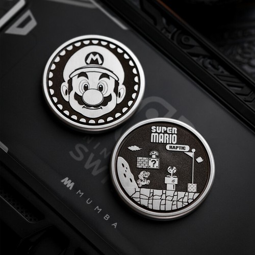 Fidget Slider Mini Steel Cartoon Theme EDC Brass Coin Shape Push Slider Toy Gift - Picture 12 of 18