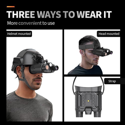 8X Zoom Night Vision Binoculars for Hunting Infrared Digital Head Mount Goggles - Picture 8 of 25