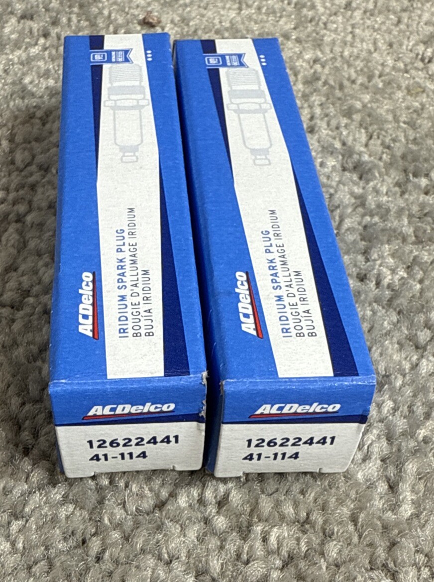 AC Delco Professional 41-114 / 12622441 Iridium Spark Plug  Lot Of 2 New in Box