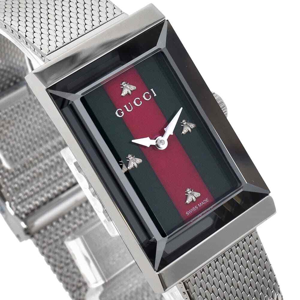 GUCCI Watch Women s Analog Stainless Steel Belt Square Green GUCCI Watch Women s Analog Stainless Steel Belt Square Green