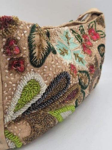 handbag  floral embroided made india - Picture 17 of 23