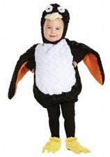 TODDLER PLUSH PENGUIN BIRD ANIMAL HALLOWEEN COSTUME 2T-4T L Kids Size