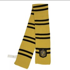 Official Wizarding World of Harry Potter Scarf - Hufflepuff Yellow Black 58x6.