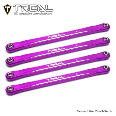 Losi MINI LMT Treal Machined Aluminum Lower 4-Link Set - PURPLE