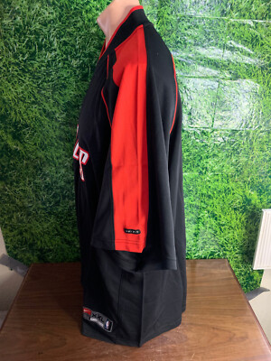 バスケットボール NIKE - Nike Portland Blazers Shooting Shirt Portland Trail Blazers Mens 2XL 1/4 Zip Shooting Shirt Nike