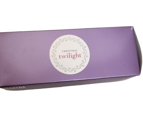 Martha Stewart 5er Set Glas Ornamente Weihnachten Twilight Neu im Karton 2008 - Bild 2 von 5