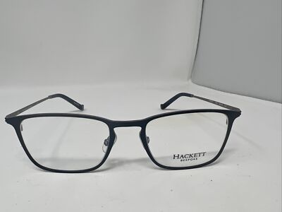 Hackett Bespoke HEB223 689 52/19 140 Blk Men s Eyeglass Frames EE11