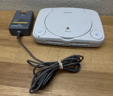 Playstation PSone Console SCPH-101 Powers On Button Stick Doesn’t Play FOR PARTS