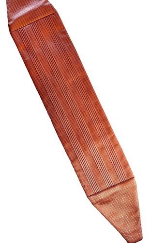 MEN'S M TERRACOTTA FORMAL TUXEDO VEST, TIE, HANKIE& CUMMERBUND SET WEDDING, PROM - Picture 2 of 4
