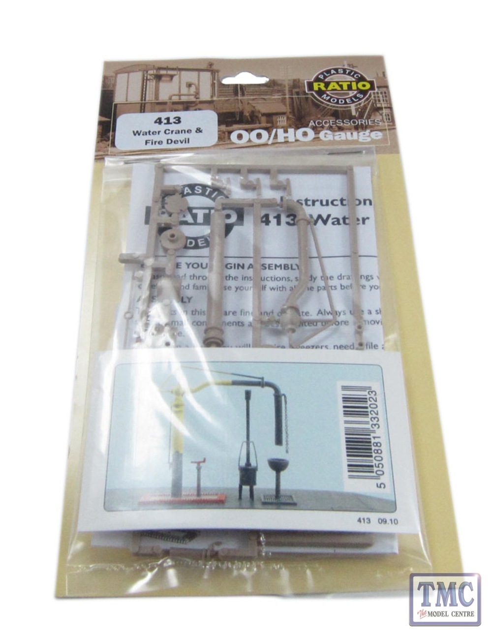 413 Ratio Water Crane & Fire Devil OO Gauge Plastic Kit