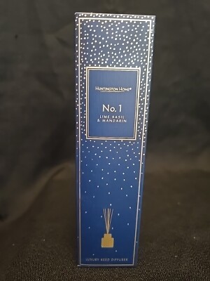 Huntington Home Luxury Reed Diffuser 1.7oz No 1. Lime Basil Mandarin
