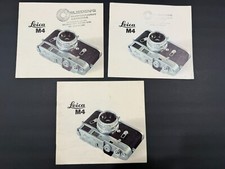 1973 Leica M4 Camera Brochures.....3 Items