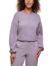 NWT Calvin Klein Performance Womens Active Cropped Sweatshirt Size XL 70 GG433