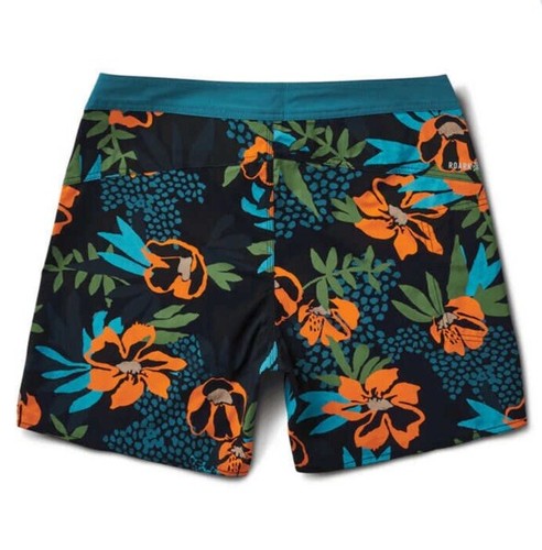 $89 Roark Men’s Boatman 2.0 Boardshorts 17" Shorts- Black Multi- Size: 33W-NEW - Picture 4 of 7