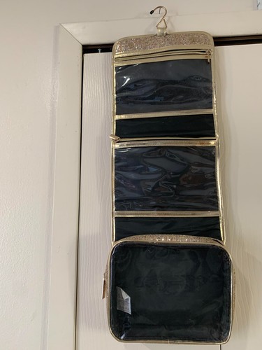 Borsa cosmetica Jo Jo oro larga 9 pollici espandibile - Foto 6 di 7