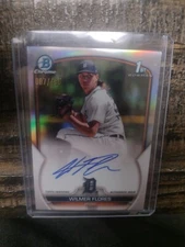 2023 Bowman Chrome Wilmer Flores Bowman 1st AUTO REFRACTOR /499 TIGERS MINT 🔥🔥