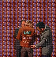 BLUE BOY Dragnet design BLOTTER ART perforated sheet paper psychedelic art