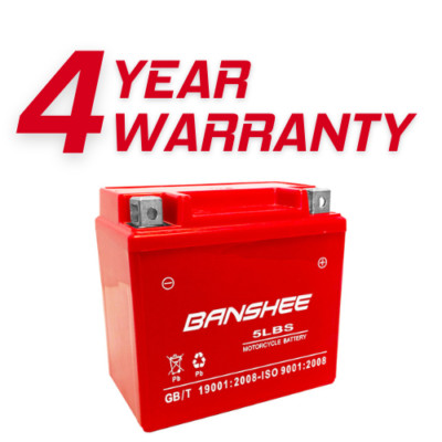 YTX5L-BS 12V 5AH Battery Replaces ATV Quad Motorcycle Scooter Moped
