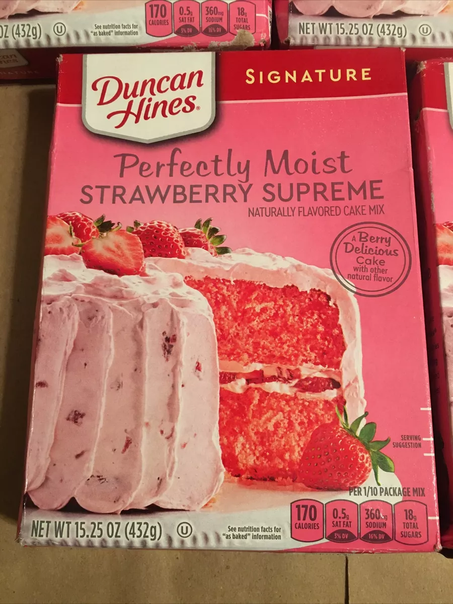 Duncan hines strawberry cake mix deals