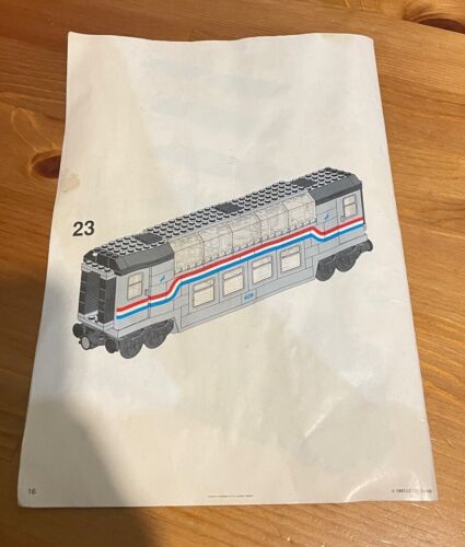 Lego Train 9v 4547 metroliner clubcar *Very Rare* - Picture 12 of 12