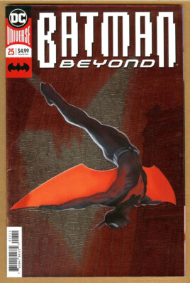 Batman Beyond 25 VF+ 8.5 (2018 DC) Foil Cover