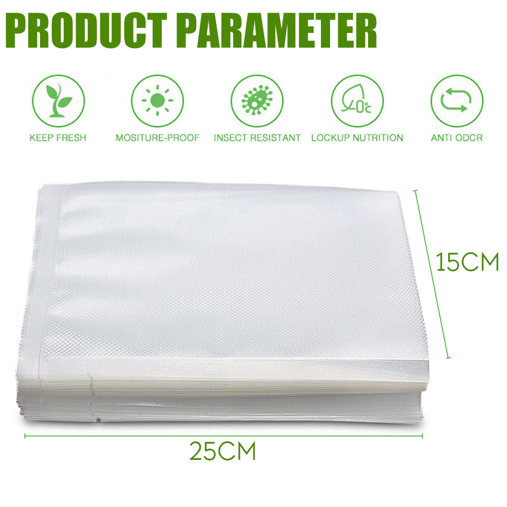 100X Textured Vacuum Sealer Bags Vac Seal Dry Wet Pack Food Saver