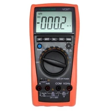 AideTek VC97+ Auto range multimeter tester T-RMS back light current buzz hold US