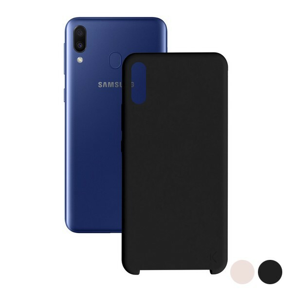 Protection Samsung Galaxy M10 coque silicone souple rouge anti-choc et durable