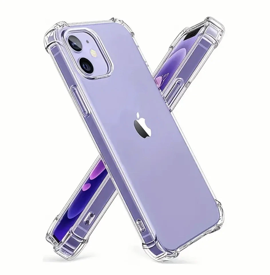 Case For iPhone 15 14 Max Plus 13 12 11 XR SE 7 8 6 Shockproof Clear Phone Cover - Image 2 of 4