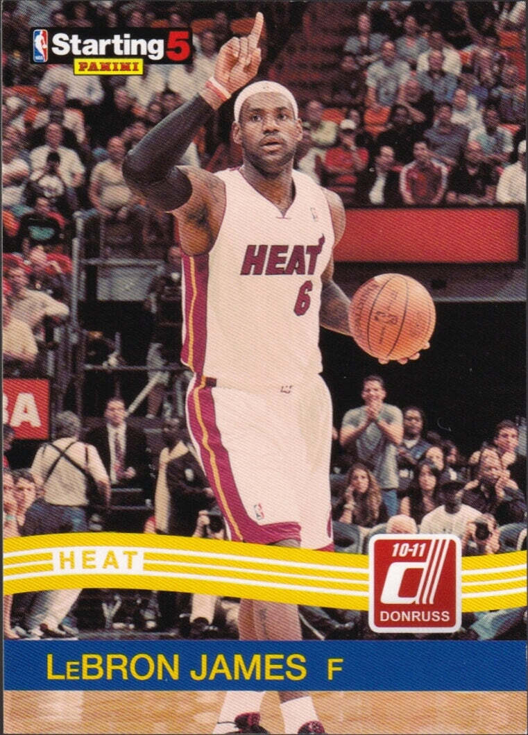 2010-11 Panini Donruss Starting 5 #LJ - LeBron James