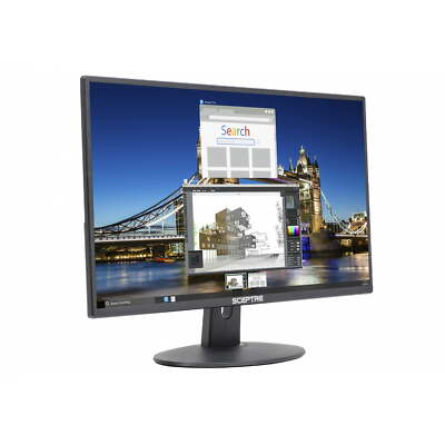 Sceptre E225W-19203R 22in. Ultra Thin 1080P LED Monitor  - Metallic Black