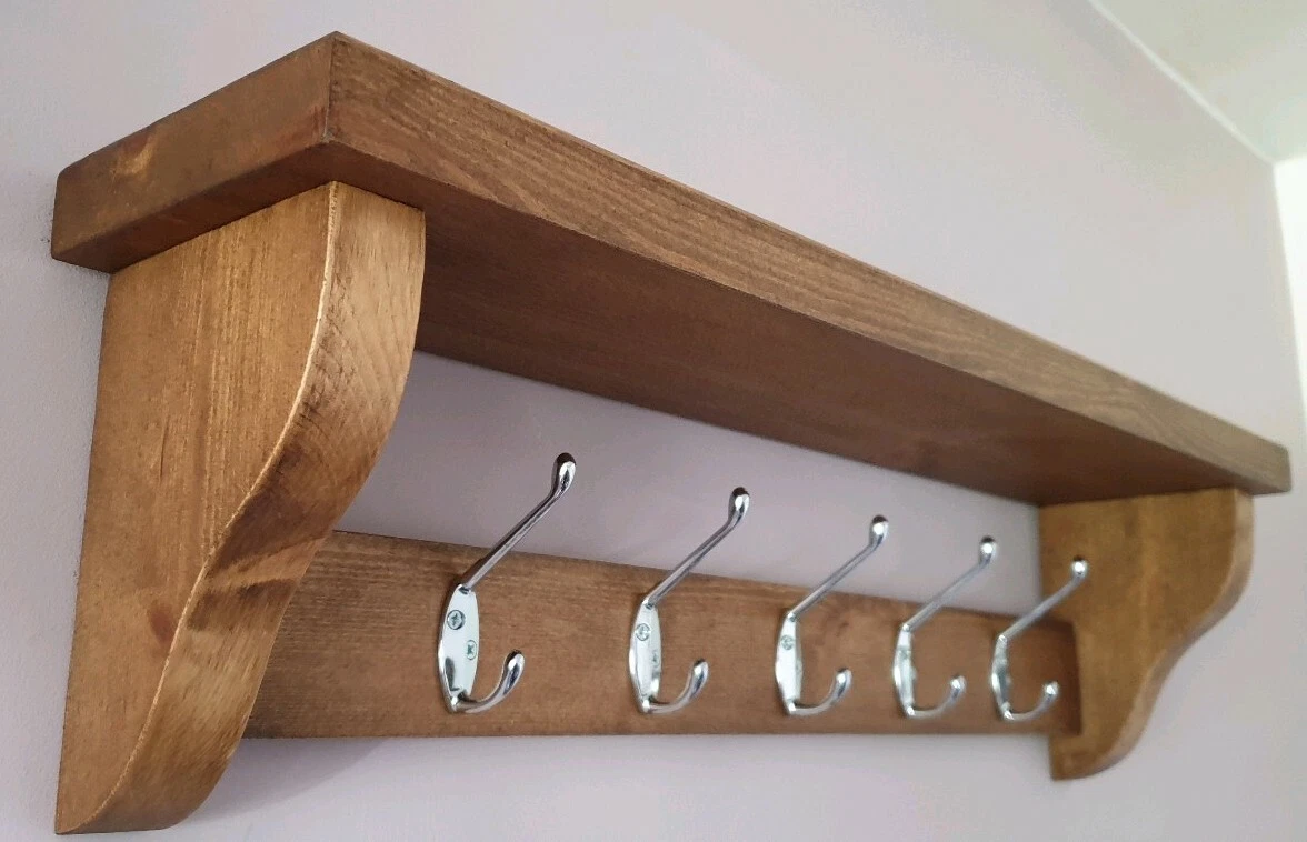 Coat Rack with Shelf