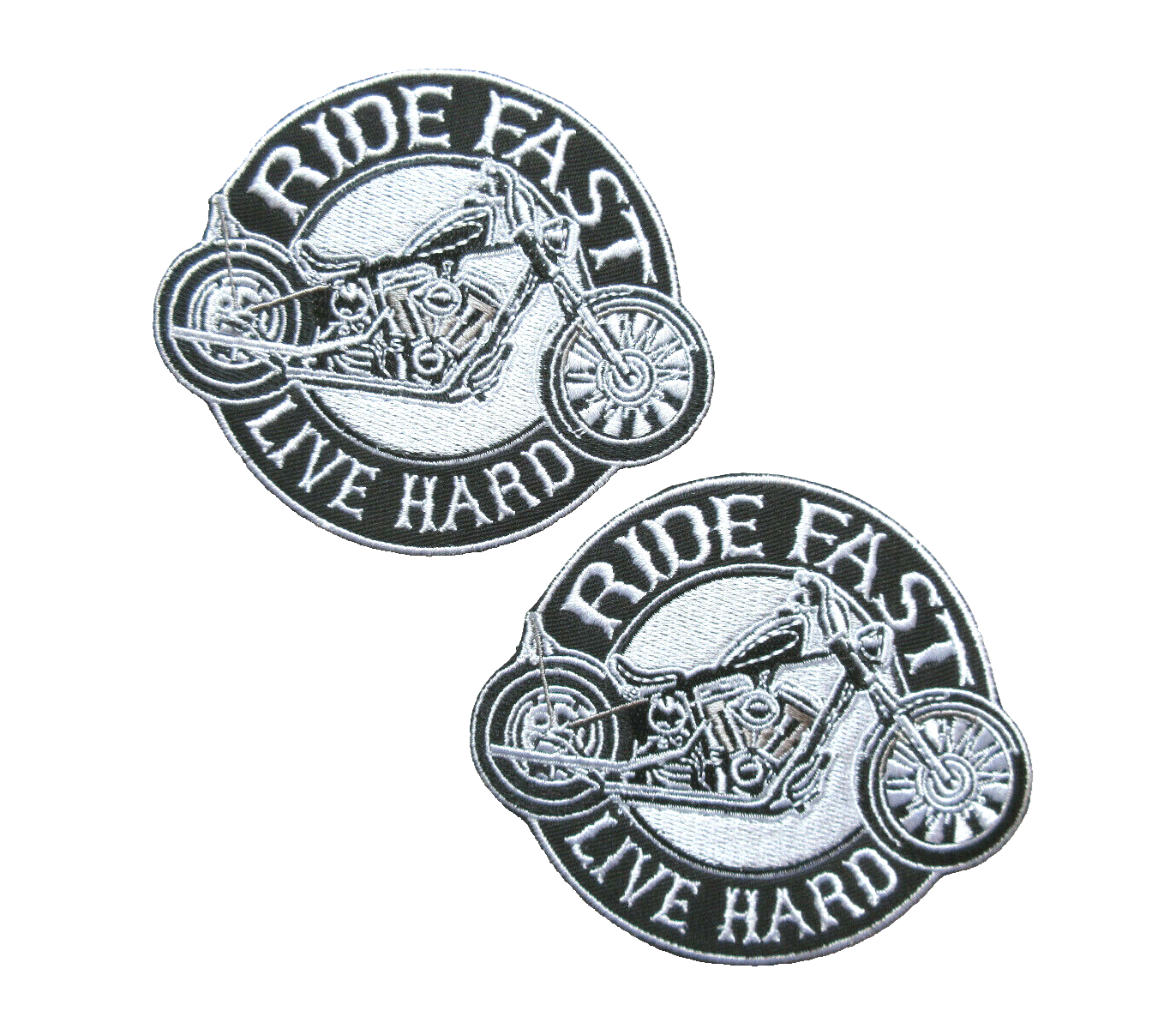 YAMAHA HARLEY DAVIDSON HONDA INDIAN BIKERS RIDE FAST LIVE HARD IRON ON