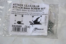 NEW Ski Bindings Screws Tyrolia Screw Set ATTACK 12, 13, 16 , 18 (6mm - G3,G4)
