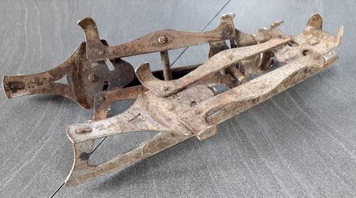 Antike Schlittschuhe Frauenlob Eduard Engels Remscheid Größe 25 - Bild 3 von 7