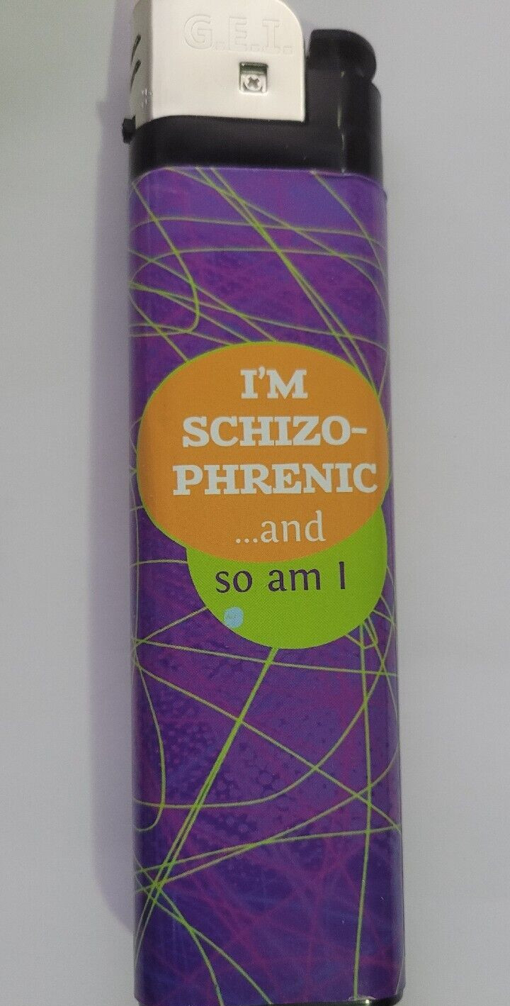 The Big Funny Jumbo  Refillable Jet Lighter Color Purple Size 6 inches