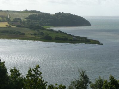 Foto 6x4 Wellenmuster in der Mündung, Laugharne Der Blick auf die Mündung c2008
