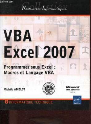 VBA Excel 2007 - Programmieren mit Excel: Makros und VBA-Sprache - C