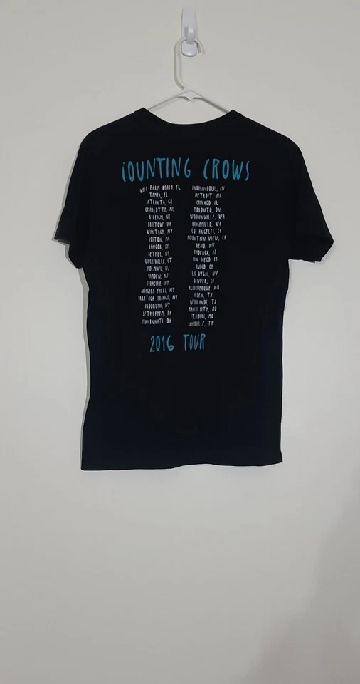 Vintage Counting Crows T-Shirt Men's Sz. M 2016 Tour Somewhere Under Wonderland - Image 2 of 2