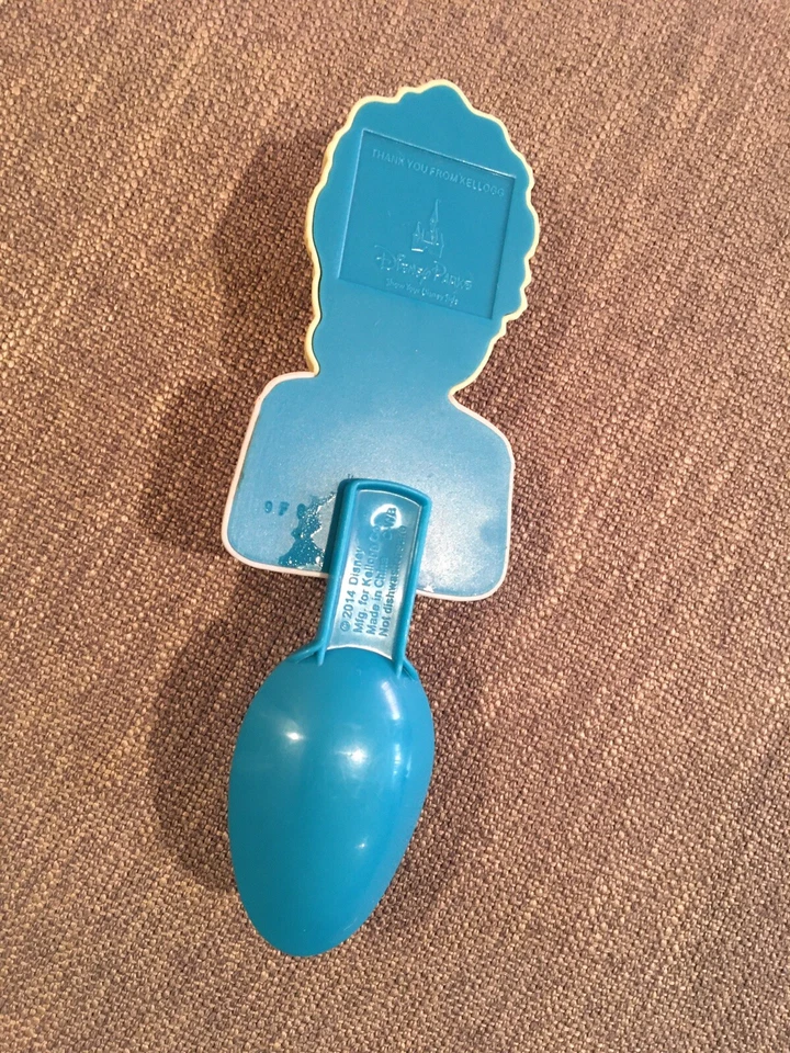 Disney Princesa FROZEN Artículo Promocional KELLOGG’S Cereal Cuchara Giratoria de 2014, Abierta Foto 3 de 4