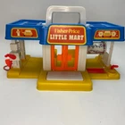 1986 Vintage Fisher Price Little People Little Mart No. 2580 Made in USA CA