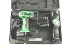 HITACHI DS120VF Electric Drill, Flashlight, Screw Heads, Batteries12V, Case D323