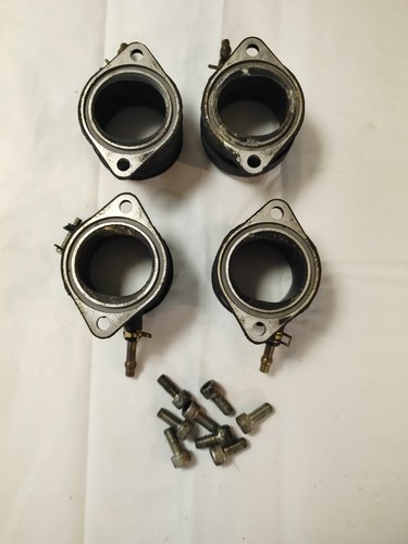 1994 Kawasaki Ninja ZX-6 ZX600 Carburetor Holder Intake Manifold Set 16065-1276