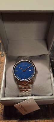 Calvin Klein Automatic - 42mm Blue ETA 2824-2 Swiss Made Saffir Glass