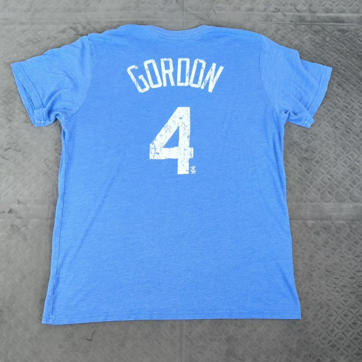 Alex Gordon Shirt Majestic Threads Kansas City Royals Men Large Short Sleeve