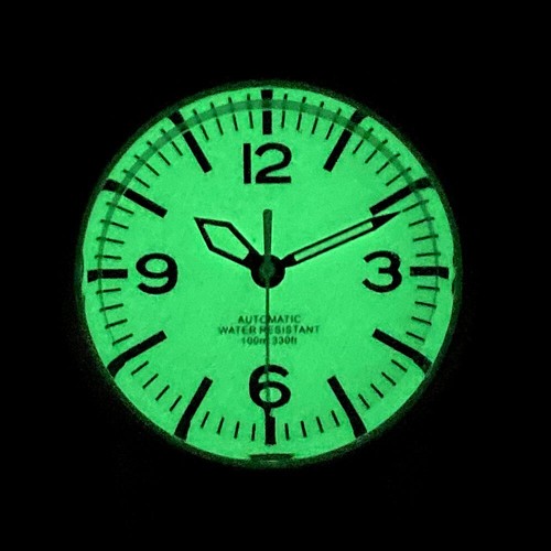 Reloj mecánico para hombre NH35 con esfera de zafiro abovedado esfera de lumo completo buceo negocios ocio - Imagen 3 de 9